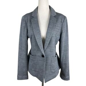 Banana Republic Gray One Button Blazer